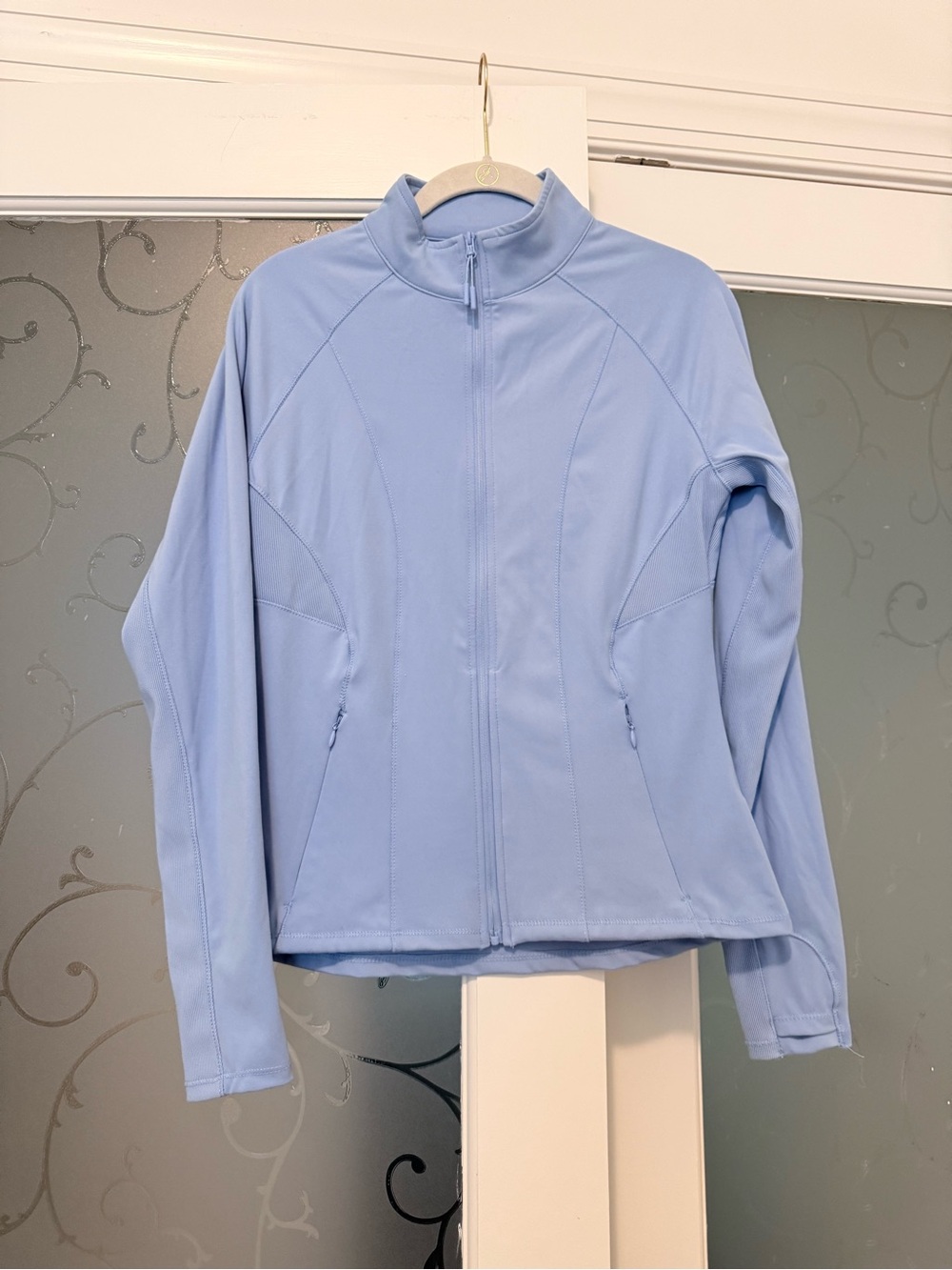 TITIN Light Blue Women’s Zip-Front Jacket
